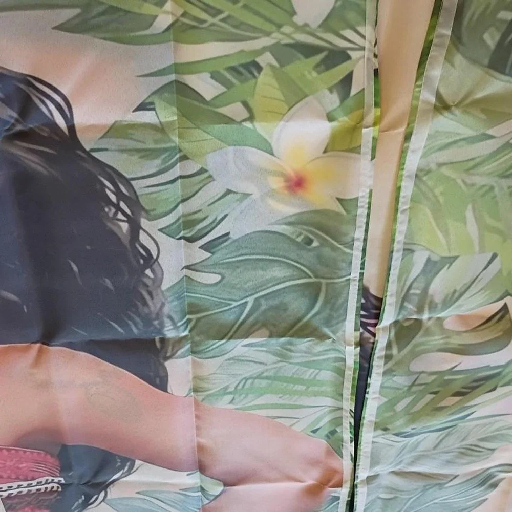 Moana fabric birthday banner